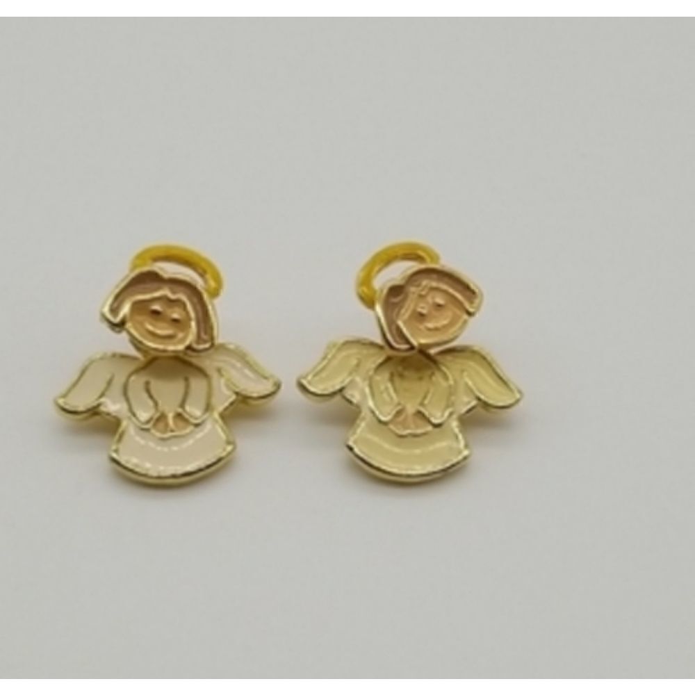Christmas Angel halo double-sided stud earrings Vintage